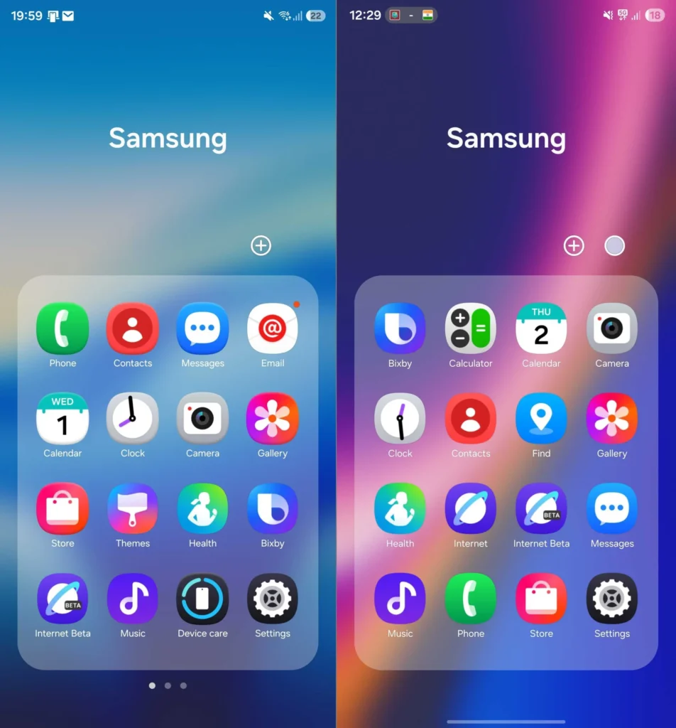 One UI 8.5 3d app icons
