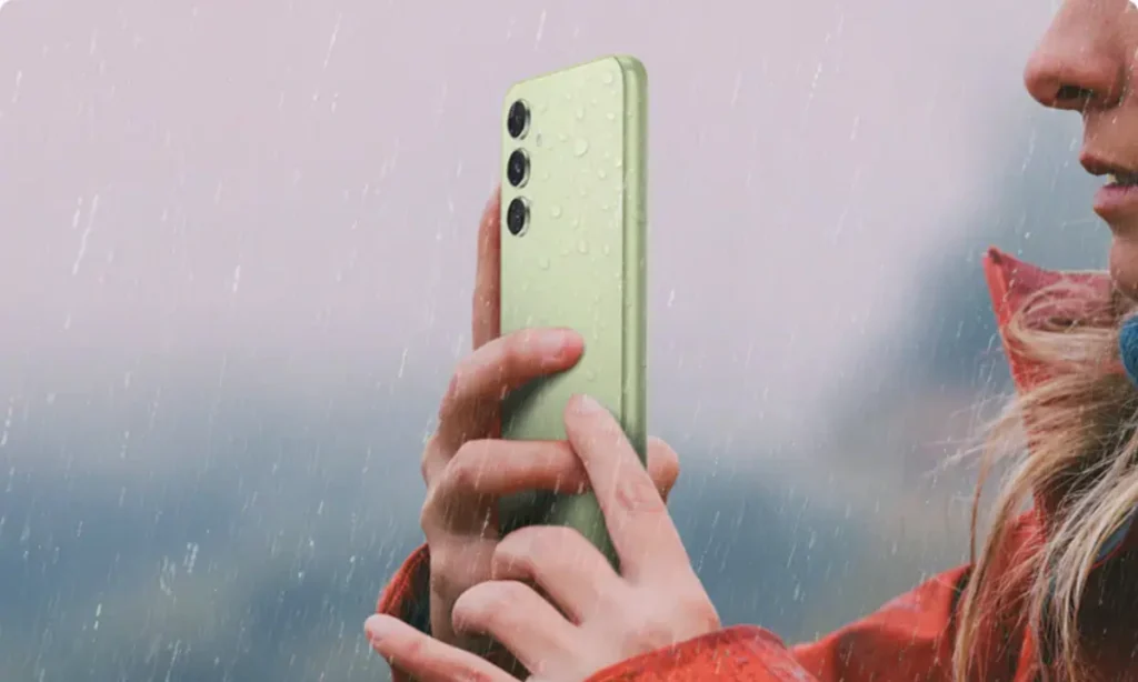 Galaxy A55 smartphone