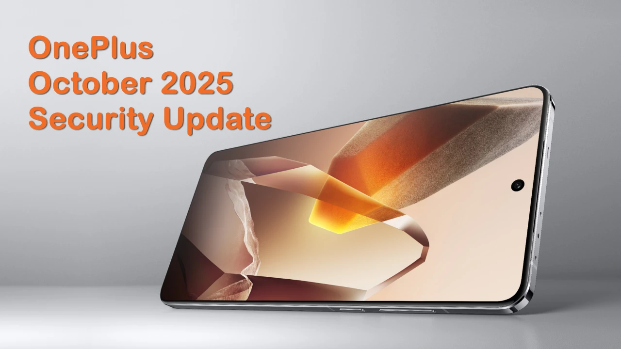 OnePlus October 2025 security update