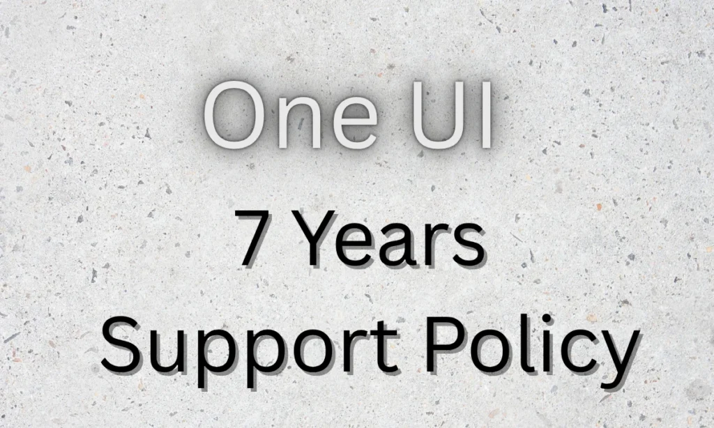 Seven years software update policy
