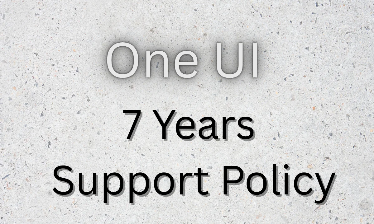 Seven years software update policy