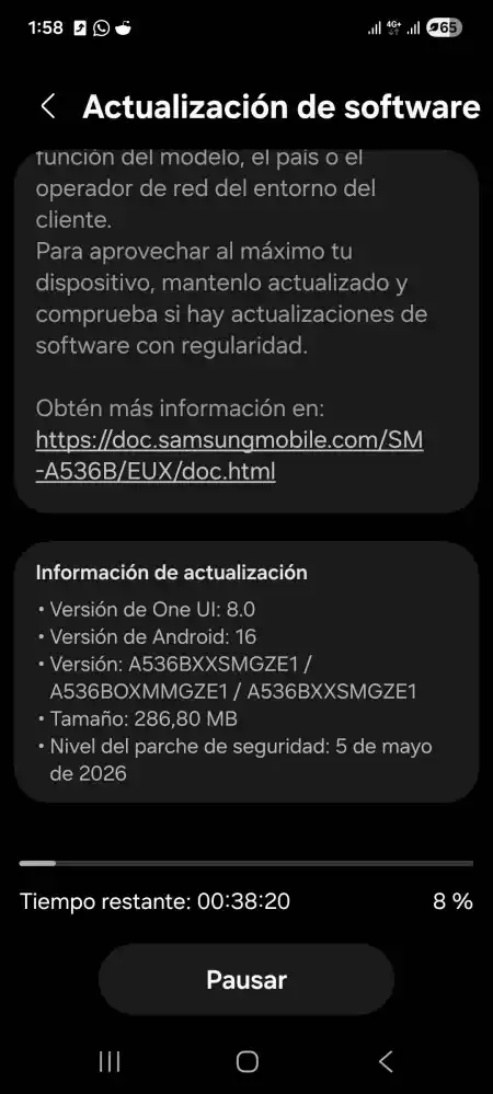 Galaxy A53 May 2026 update