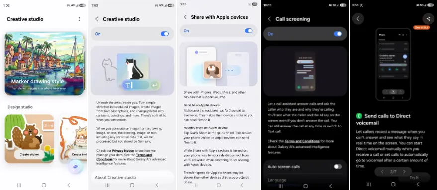 One UI 8.5 features from Verizon