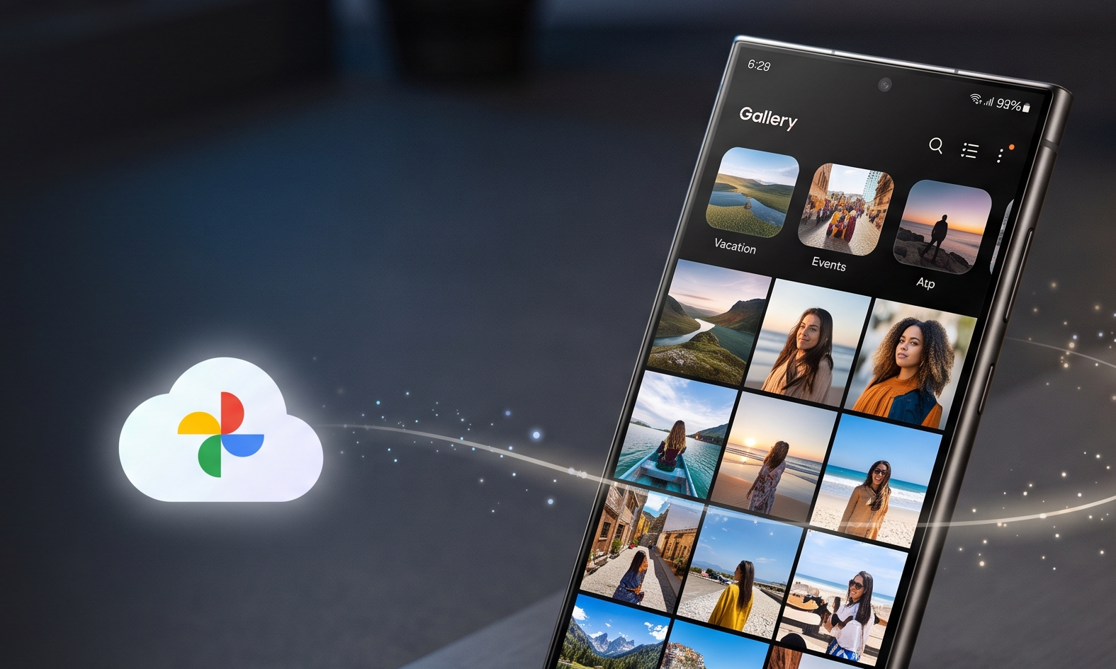 Google photos in Samsung